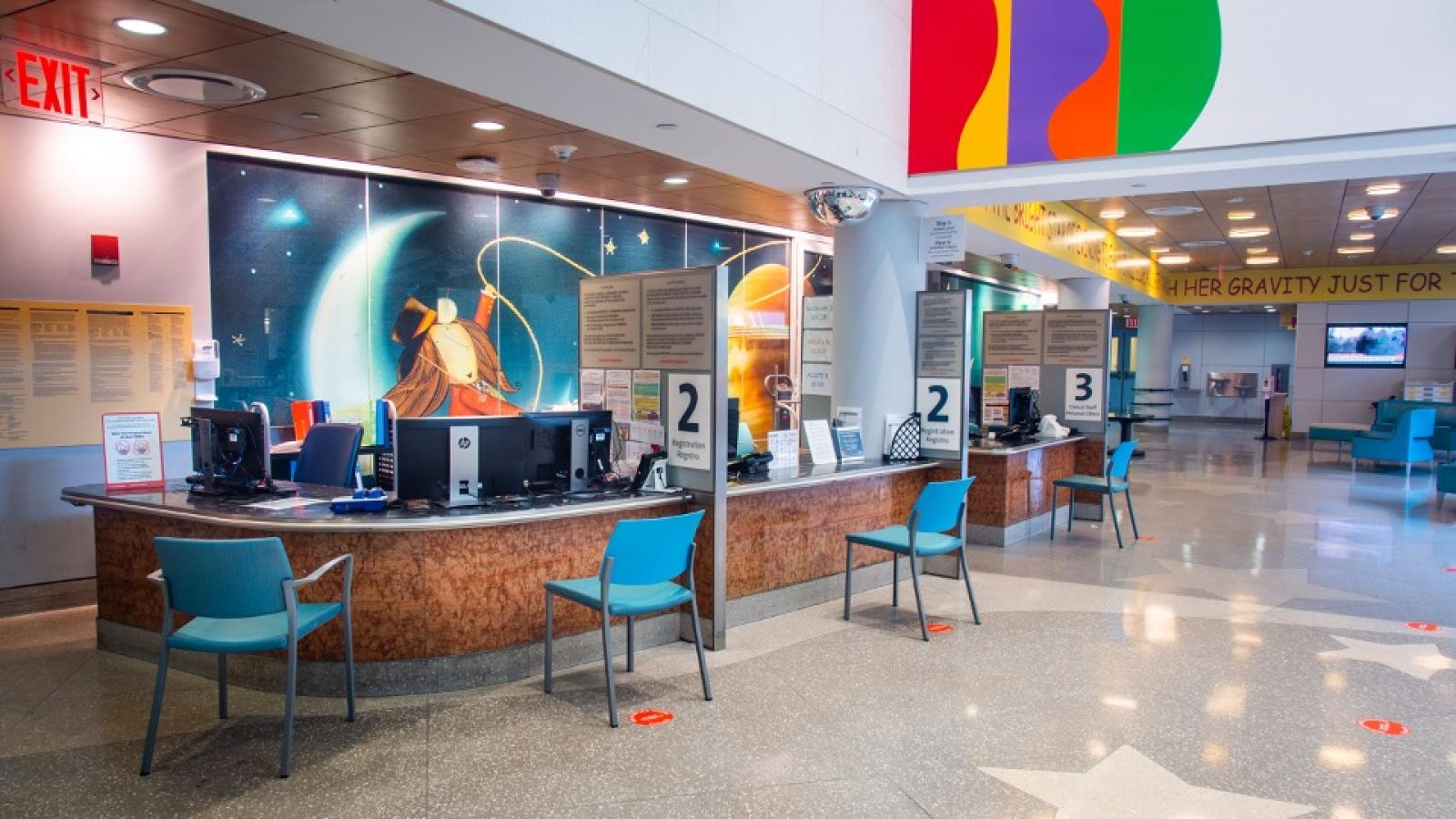 The emergency room lounge